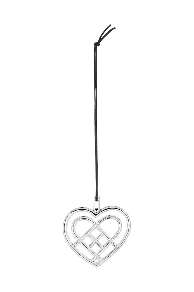 Новогоднее украшение Rosendahl Weaved Heart, 6,5 см
