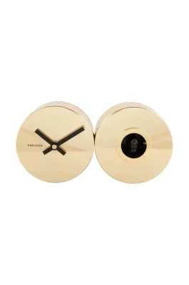 Настенные часы Karlsson z kukulka Duo Cuckoo Plated, сталь, 26 см
