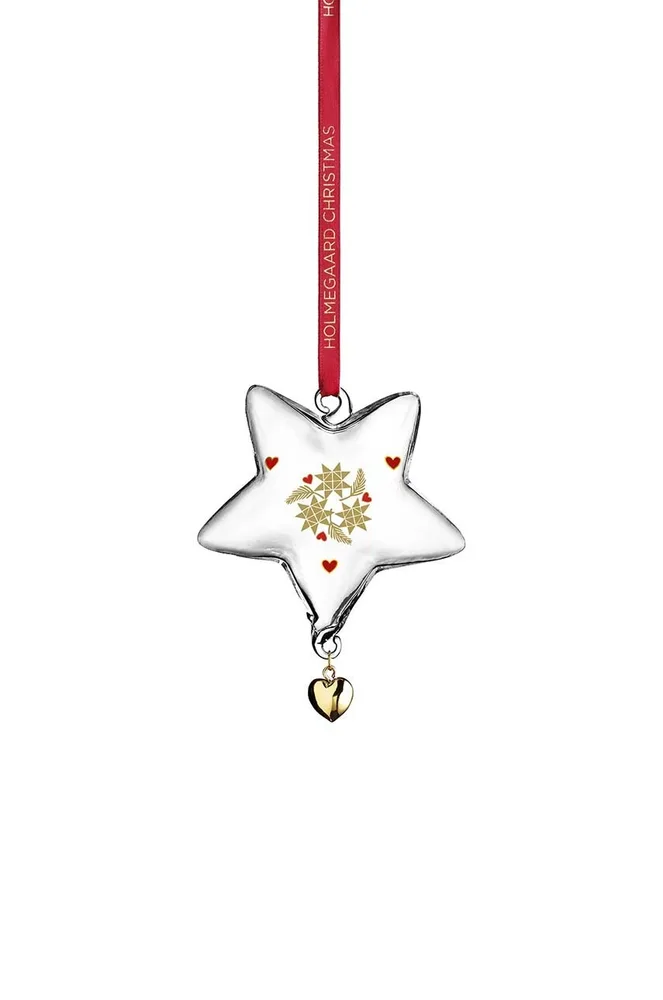 Новогоднее украшение Holmegaard Ann-Sofi Romme Annual Christmas, стекло, 2,5 см