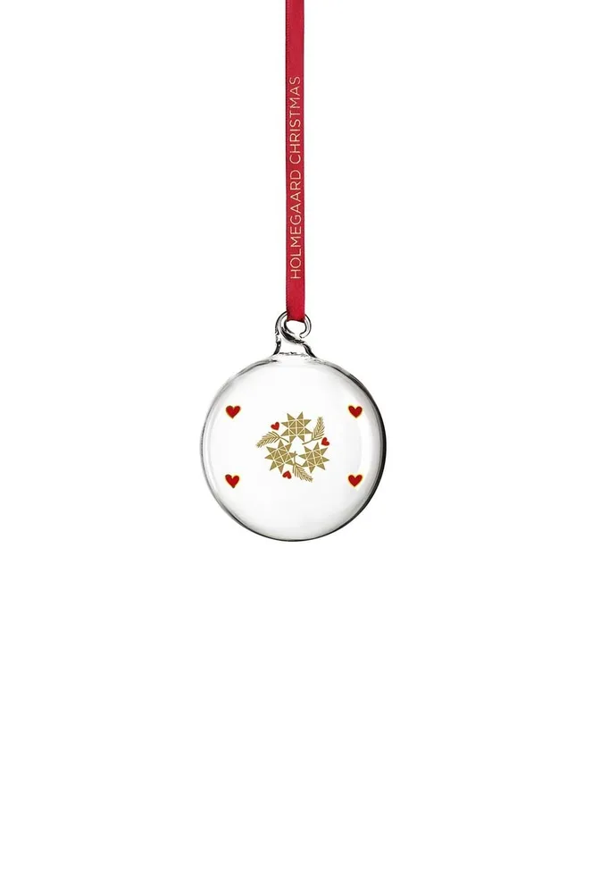 Новогоднее украшение Holmegaard Ann-Sofi Romme Annual Christmas, стекло, 6,5 см