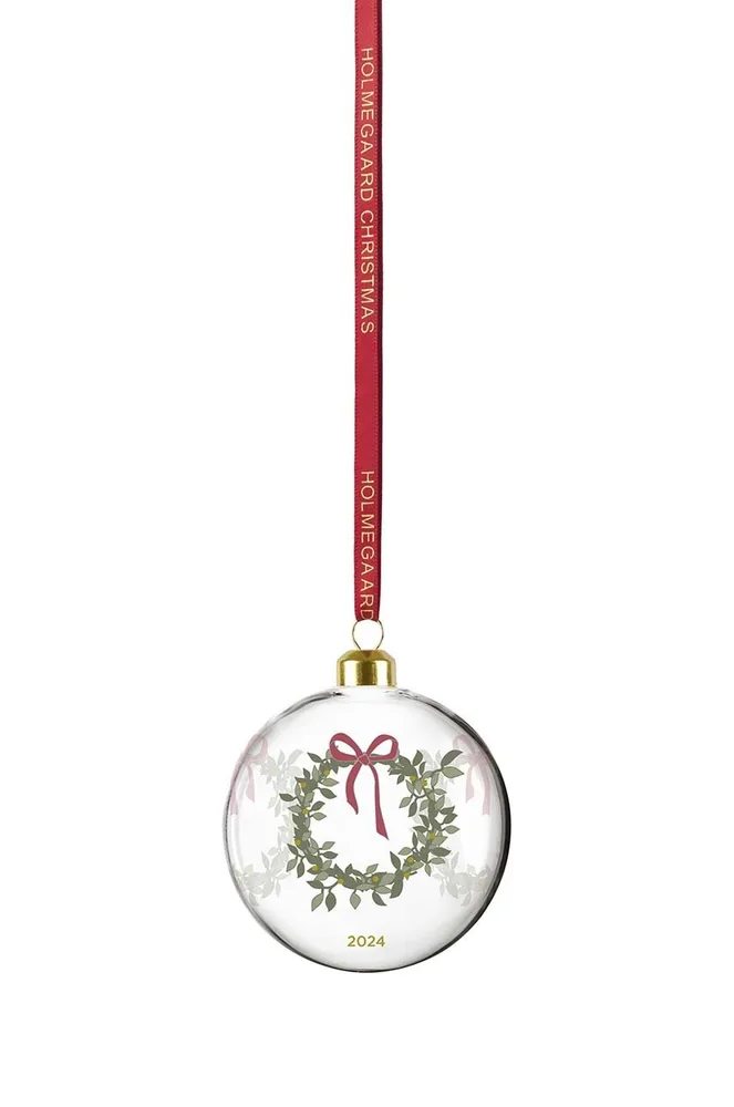 Новогоднее украшение Holmegaard Christmas Annual Christmas, стекло, 8,5 см