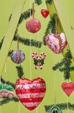 Новогоднее украшение Rice Small Heart Disco Ball, 3 см — фото 5