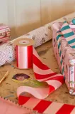 Новогоднее украшение Rice wstazka Large Satin Ribbon, 4 см — фото 2