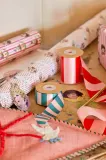 Новогоднее украшение Rice wstazka Small Satin Ribbon, 4 см — фото 3
