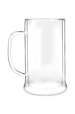 Стакан Vialli Design, kufel do piwa Amo, 500 мл, стекло, многоцветный