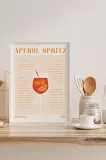 Постер home & lifestyle dekoracja cienna Aperol Spritz Recipy 50 70 см — фото 3