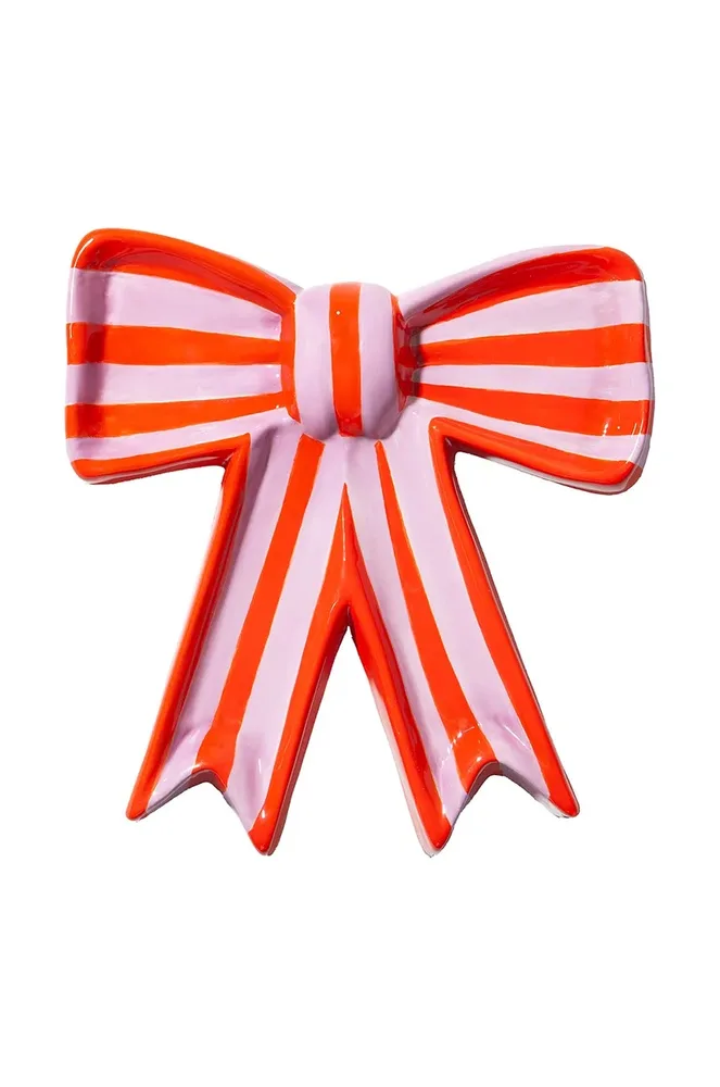 Поднос Doiy drobiazgi Bow, керамика, 18,5 20 3,5 см