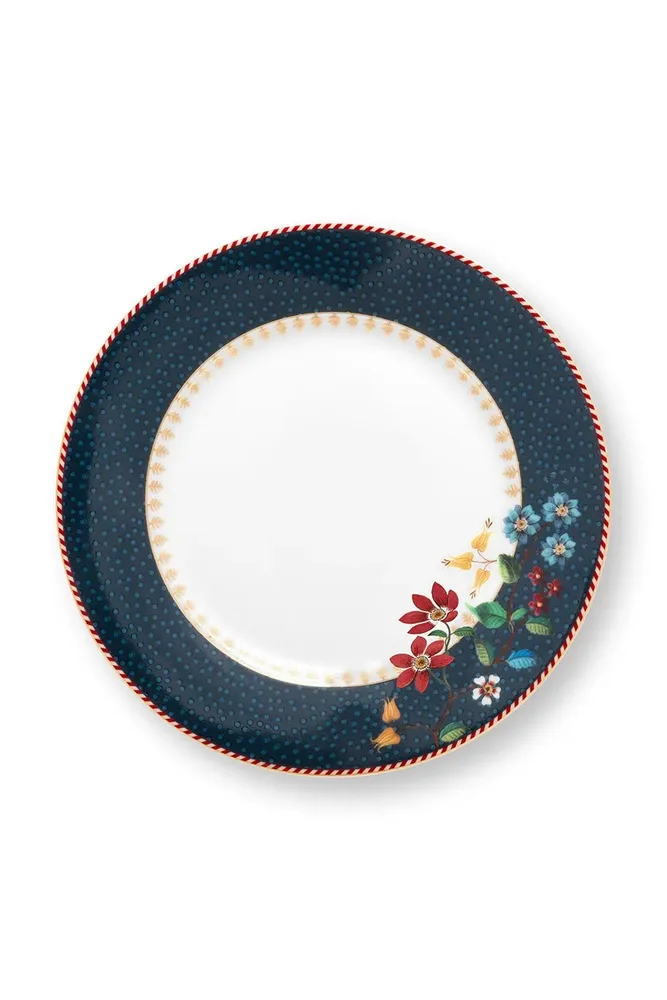 Набор десертных тарелок Pip Studio Berry Blues Blue, 6 шт, фарфор, 17 см, разноцветная