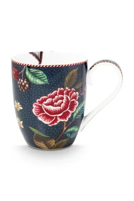 Набор кружек Pip Studio Flower Blues Blue, 6 шт, фарфор, по 450 мл, разноцветный