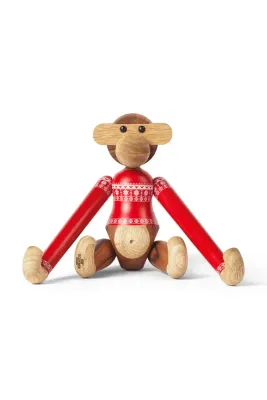 Новогоднее украшение Kay Bojesen Monkey Christmas Jumper 2024 S, 6,5 см, разноцветный