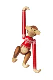 Новогоднее украшение Kay Bojesen Monkey Christmas Jumper 2024 S, 6,5 см, разноцветный — фото 2