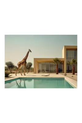 Картина Hartman na szkle akrylowym a.i art Urban Zoo 46 61 см