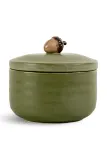 Контейнер для хранения продуктов Sagaform Ellen 0,7 л, стекло, зелёный — фото 1
