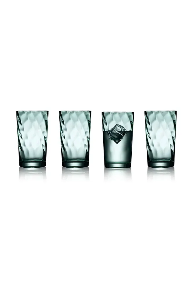 Набор стаканов Lyngby Glas, Vienna, 4 шт, 400 мл, боросиликатное стекло, многоцветный