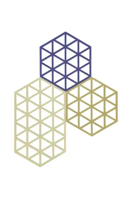 Подставка под горячее Zone Denmark Triangles, 24 14 см, разноцветный