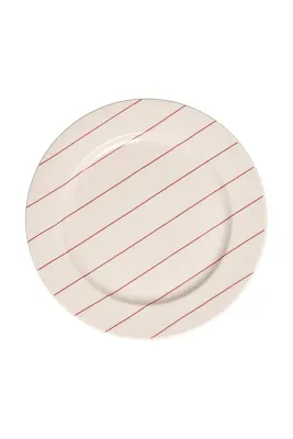 Тарелка десертная Design Letters Pyjamas Plate, фарфор, 23 см, разноцветная