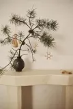 Новогоднее украшение Ferm Living Wing Angels, 2 см, бежевый — фото 3