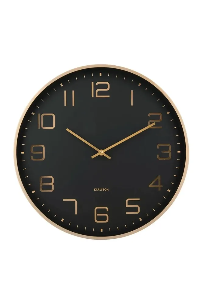 Настенные часы Karlsson Elegance Glow kolor multicolor, алюминий, 40 см