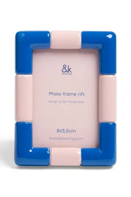 Фоторамка &K Amsterdam Rift Blue, полирезин