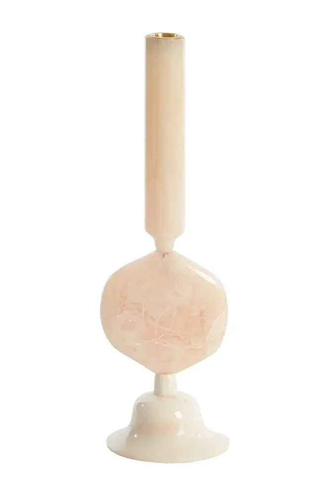 Подсвечник Light & Living Kumopa, латунь, 36 см, разноцветный