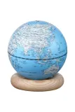 Настольная лампа Gingko Design dekoracja Atlas Globe Mini, металл, LED, выс. 14,5 см, белый — фото 1