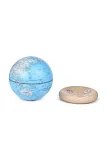 Настольная лампа Gingko Design dekoracja Atlas Globe Mini, металл, LED, выс. 14,5 см, белый — фото 2