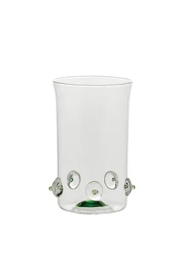 Стакан Zafferano, Patea Tall, 380 мл, боросиликатное стекло, зелёный