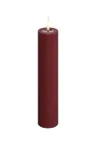Фонарь для свечи Deluxe Homeart swieca led, пластик, 15 см, бордовый — фото 1