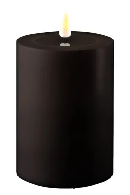 Фонарь для свечи Deluxe Homeart swieca led, пластик, 12,5 см, чёрный