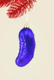 Ёлочное украшение Donkey Christmas Pickle, 11 см, синий — фото 3