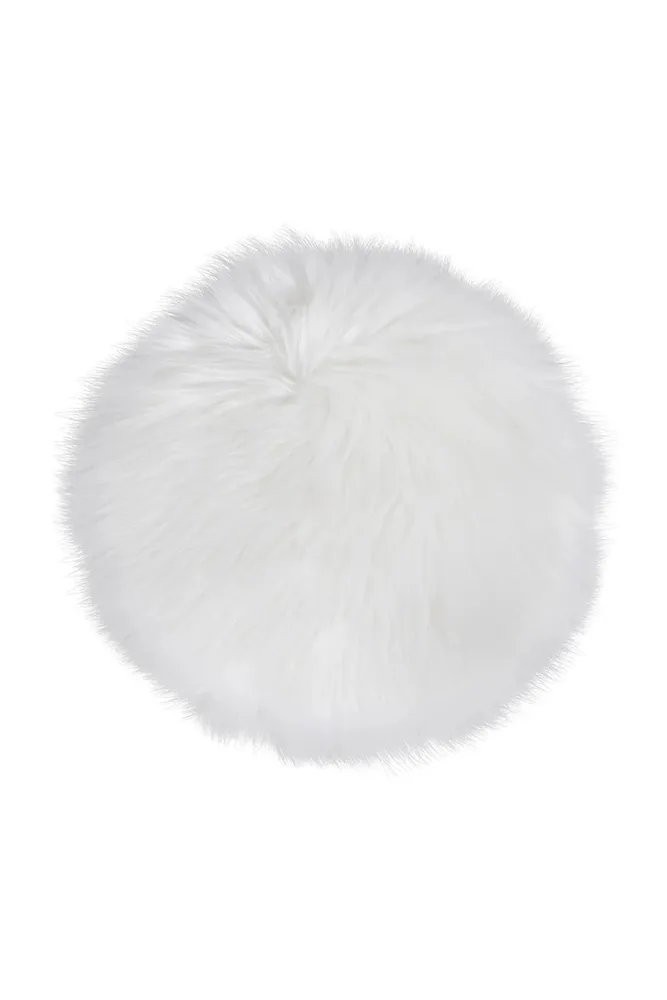 Декоративная подушка House Nordic na krzeslo Lambskin Seat Artificial, белый