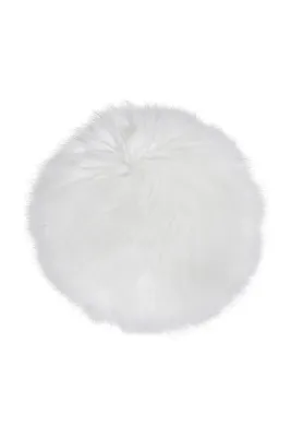 Декоративная подушка House Nordic na krzeslo Lambskin Seat Artificial, белый