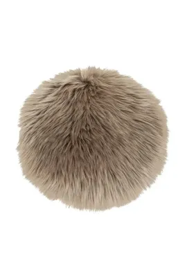Декоративная подушка House Nordic na krzeslo Lambskin Seat Artificial, коричневый