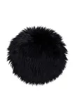 Декоративная подушка House Nordic na krzeslo Lambskin Seat Artificial, чёрный — фото 1