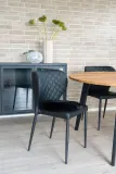 Декоративная подушка House Nordic na krzeslo Lambskin Seat Artificial, чёрный — фото 3