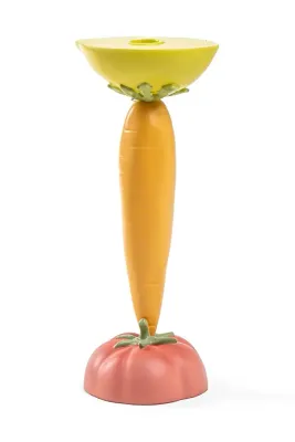 Подсвечник Seletti Vitamin Cucumber, пластик, 26,5 см, разноцветный