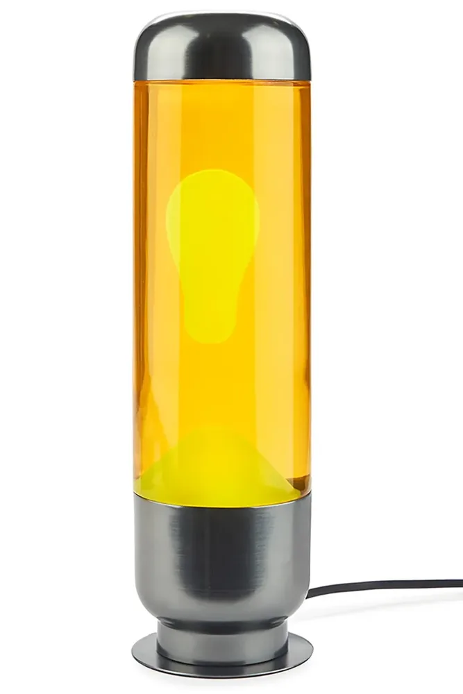 Настольная лампа Balvi Lava Capsule, стекло, LED, выс. 12,3 см, оранжевый