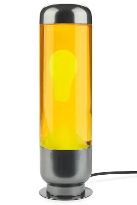 Настольная лампа Balvi Lava Capsule, стекло, LED, выс. 12,3 см, оранжевый