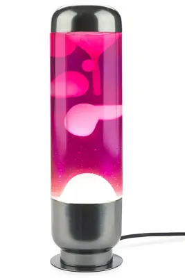 Настольная лампа Balvi Lava Capsule, стекло, LED, выс. 12,3 см, розовый