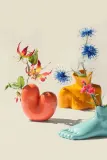 Ваза Donkey Arts of Parts, керамика, 25 см, разноцветный — фото 6