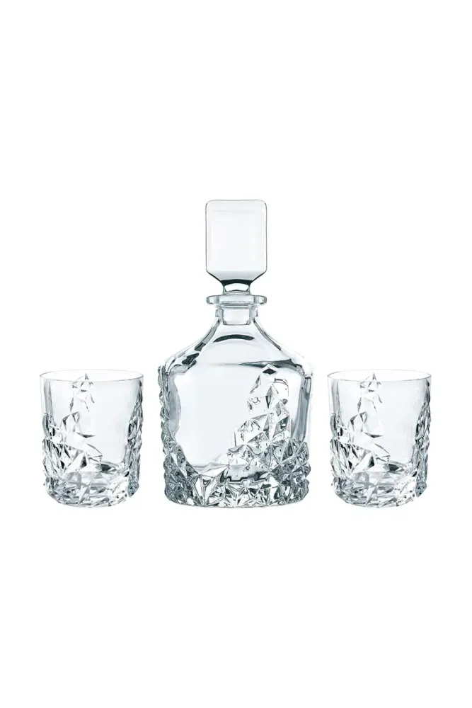 Кувшин Nachtmann, whisky ze szklankami Sculpture Whisky / 3-pack, 750 мл, хрустальное стекло