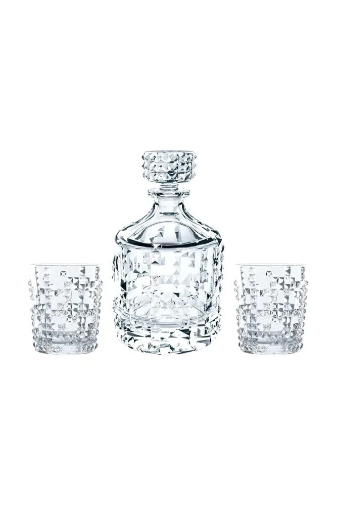 Кувшин Nachtmann, whisky ze szklankami Punk Whiskey 750 / 3-pack, 348 мл, хрустальное стекло