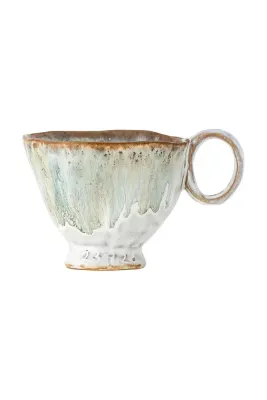 Кружка Bloomingville Imogen, каменная керамика, 175 мл, зелёный
