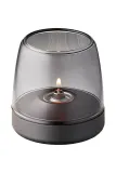 Фонарь для свечи Kooduu led Glow 10 Smoked Grey, алюминий, 9 см, чёрный — фото 2