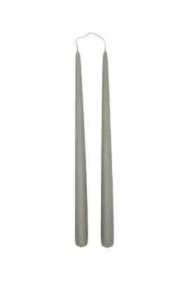 Декоративная свеча Oyoy zestaw wiec Fukai Candles L 2-pack, воск, серый