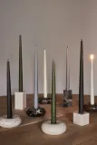 Декоративная свеча Oyoy zestaw wiec Fukai Candles L 2-pack, воск, серый — фото 2