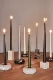 Декоративная свеча Oyoy zestaw wiec Fukai Candles L 2-pack, воск, зелёный — фото 2