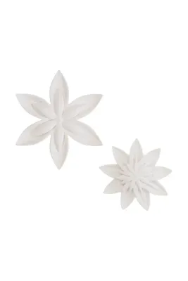 Фигурка декоративная home & lifestyle dekoracja scienna 2-pack kolor, керамика, 18 см, бежевый
