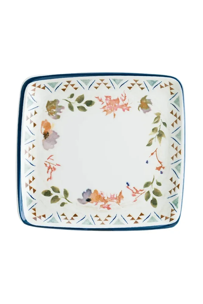Тарелка обеденная Bonna Spring Moove, фарфор, 22 см, разноцветная