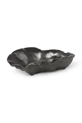 Поднос Ferm Living Oyster, латунь, 10,5 3 7 см, чёрный